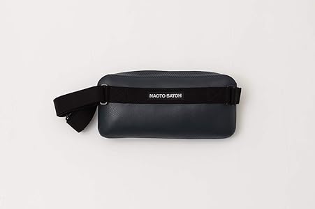 Amazon | NAOTO SATOH スクエア ボディ バッグ (ネイビー