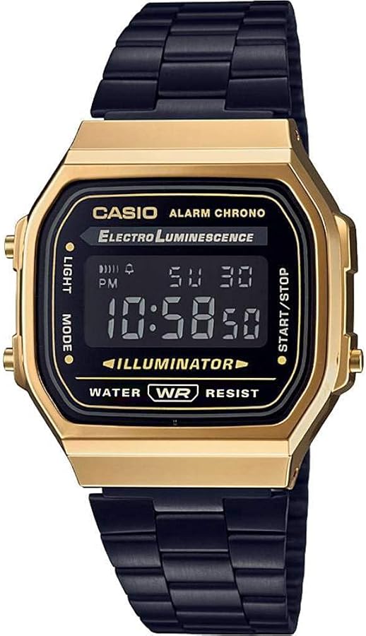 Amazon.co.jp: [カシオ] CASIO デジタル 腕時計 スタンダード A168WEGB