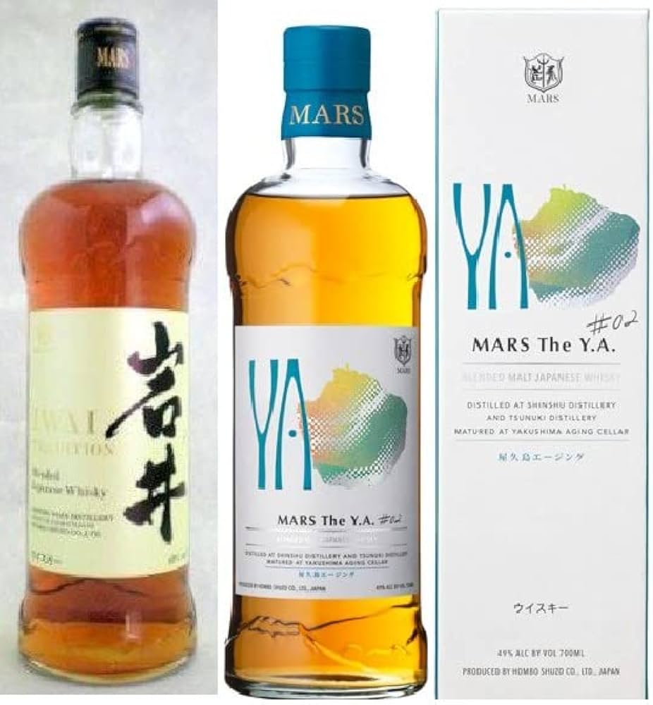 Amazon.co.jp: マルスウイスキー MARS The Y.A. #02 49度 700ml &岩井
