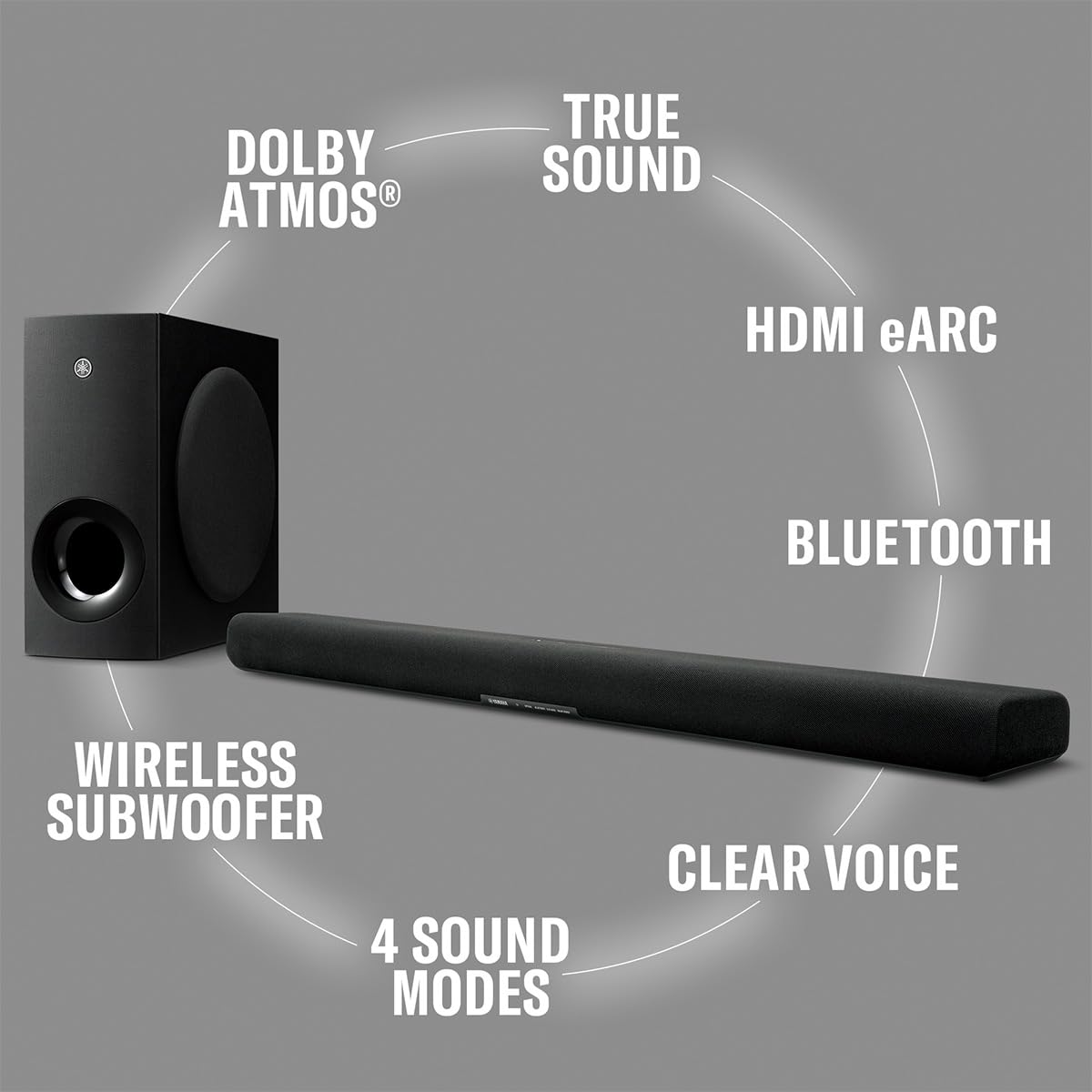 Amazon.com: YAMAHA SR-B40A Dolby Atmos Sound Bar with Wireless