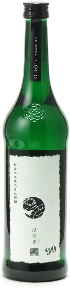 Amazon.co.jp: 新政 90%低精米酒 涅槃龜 ニルガメ 木桶仕込 720ml