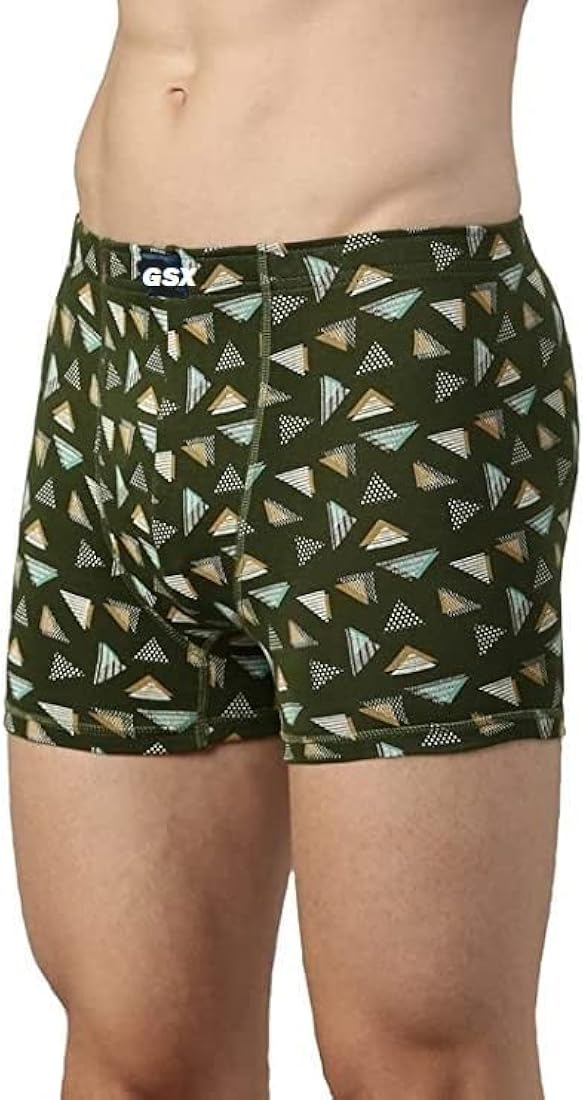 Buy GSXMOL Men Pure Cotton Printed Underwear (S)-Size-32 inch