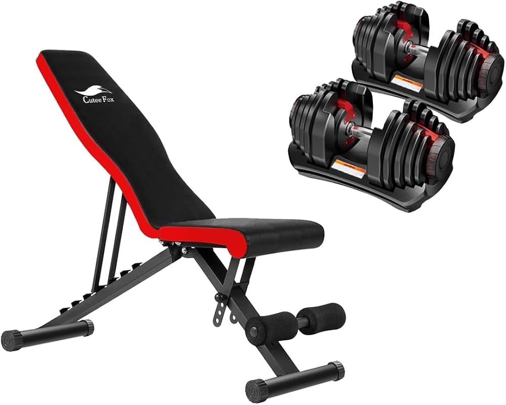 Amazon | 商品 トレーニングベンチ＋可変式 ダンベル 40kg