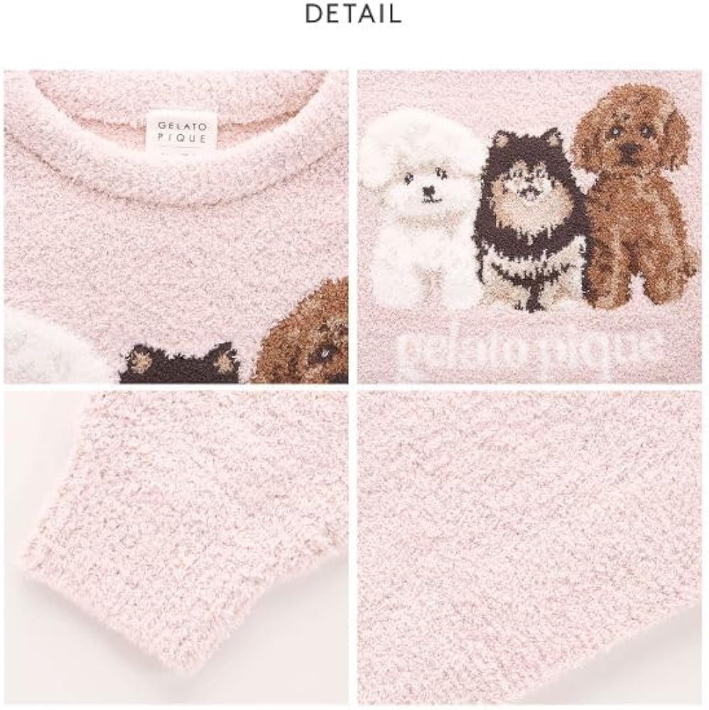 Amazon | ジェラートピケ gelato pique レディース パウダーDOG3柄