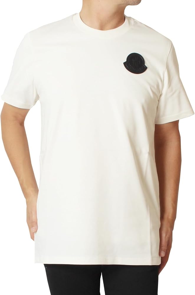 Amazon.co.jp: [モンクレール] メンズ フェルトワッペン Tシャツ【オフ