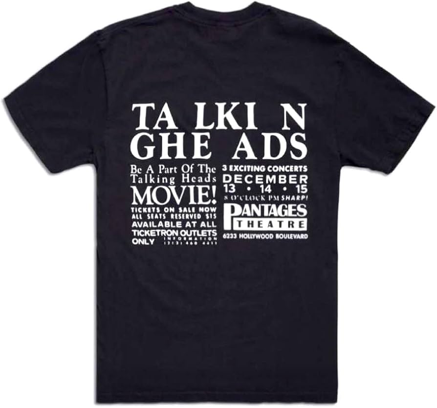 Amazon.co.jp: / A24 Stop Making Sense Talking Heads Tシャツ L