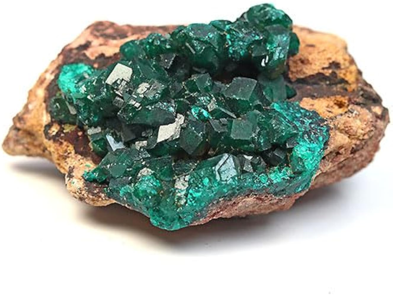 Amazon | ダイオプテーズ（翠銅鉱）コンゴ産 Dioptase 鉱物〔 天然石
