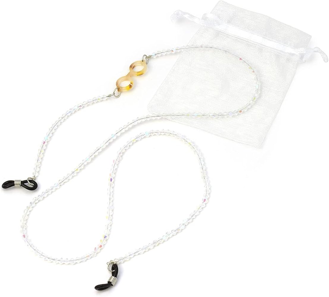 Amazon | メガネモチーフ付きメガネチェーン グラスホルダー・グラス