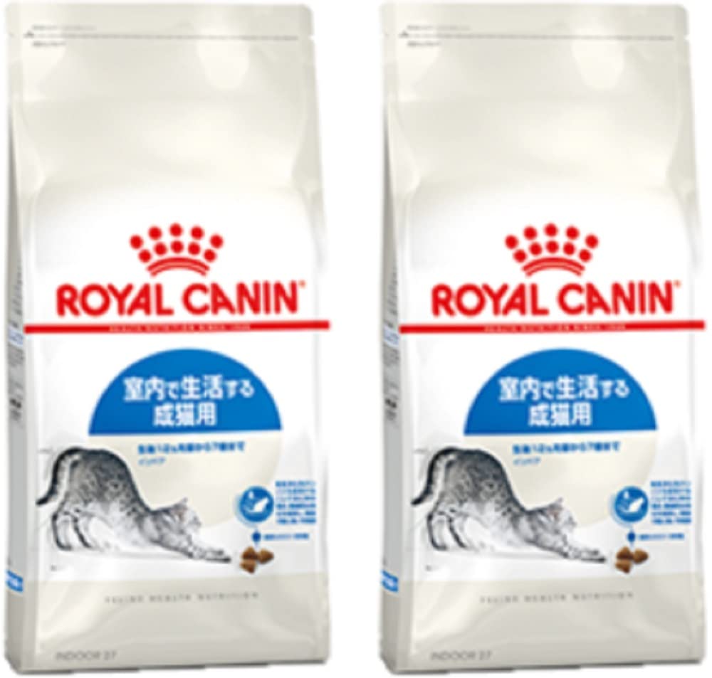 Amazon | ロイヤルカナン インドア27 室内で生活する成猫用 400g×2袋
