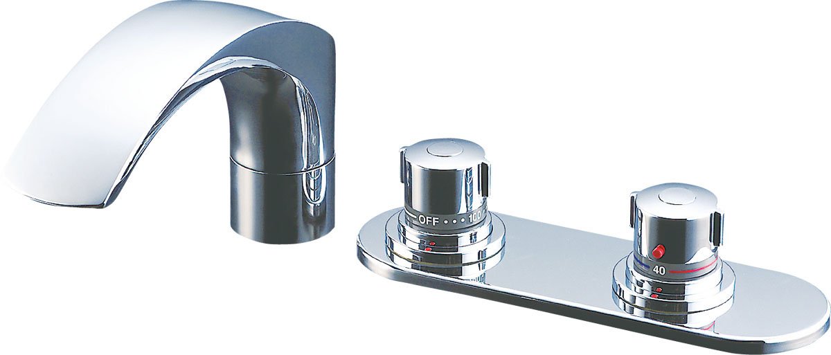 Amazon | LIXIL(リクシル) INAX サーモスタット付バス水栓 吐水口右付