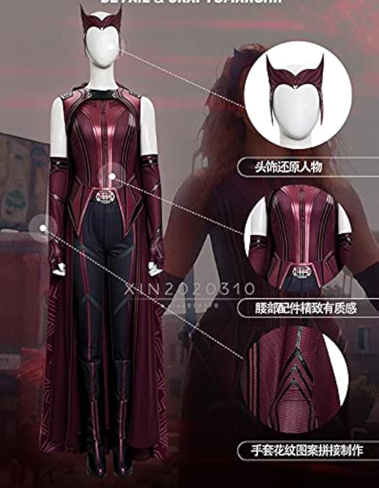 Amazon.co.jp: [XIN XIN] 豪華版 ワンダヴィジョン スカーレット