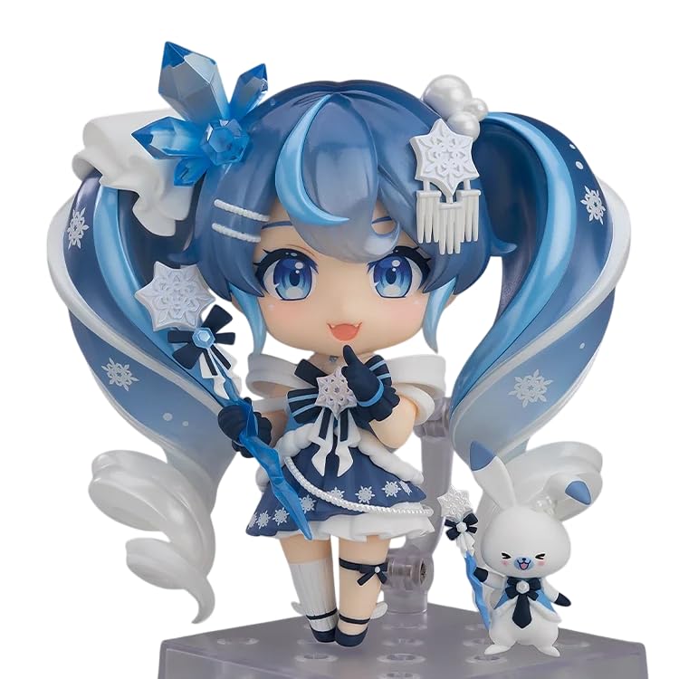 Amazon | ねんどろいど 雪ミク Crystal Snow Ver. | フィギュア