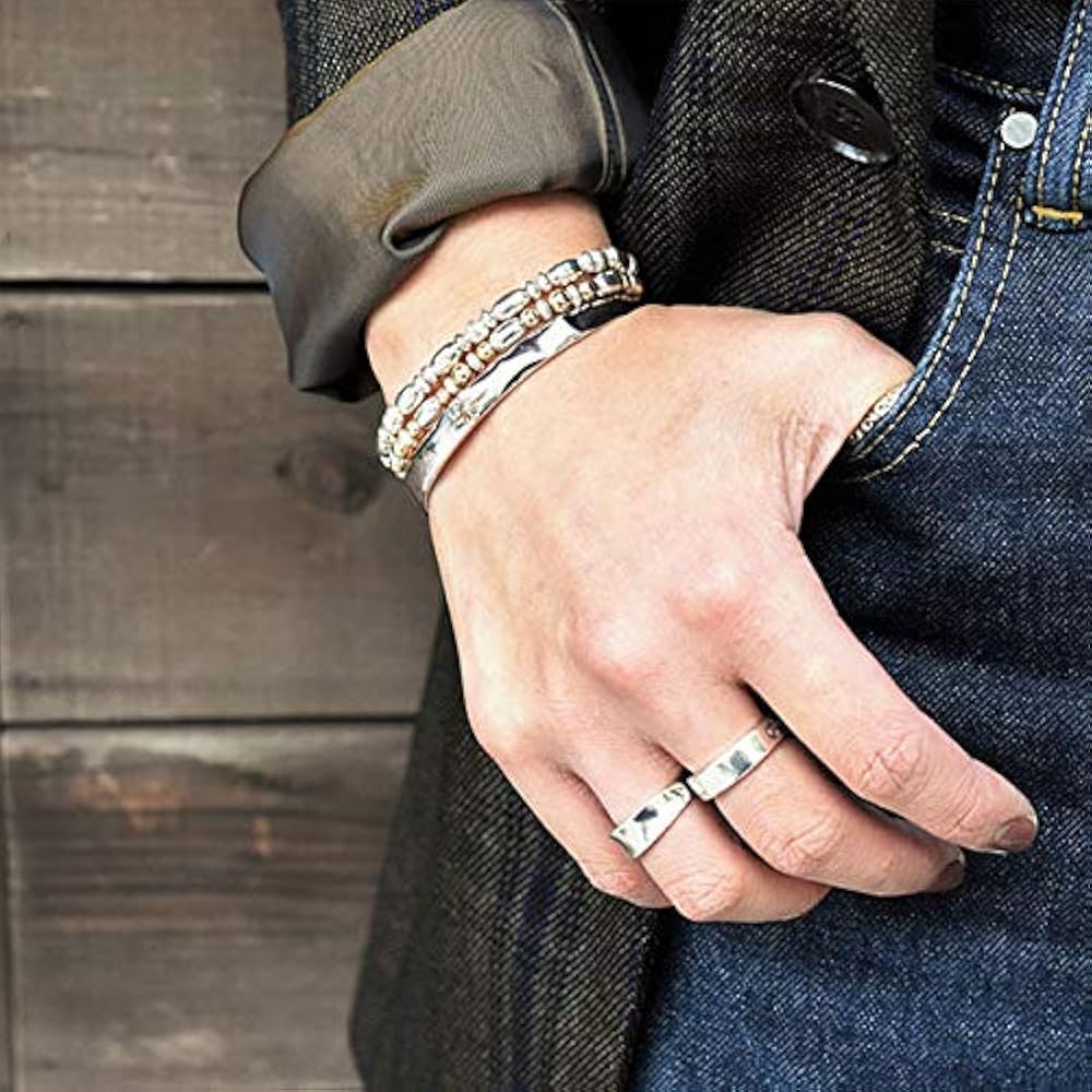 Amazon | [SAAD] サード 太陽神 シルバー925バングル B-86-S