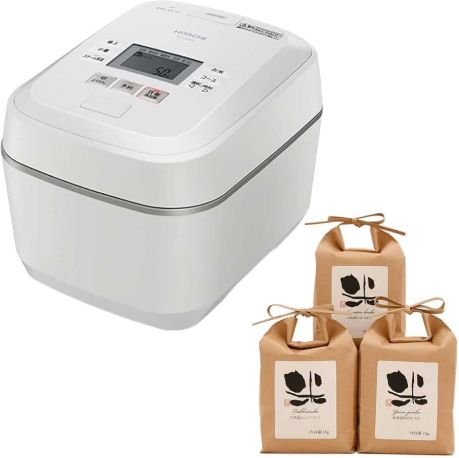 Amazon | 日立 炊飯器 5.5合 圧力＆スチームIH ふっくら御膳 RZ-V100EM