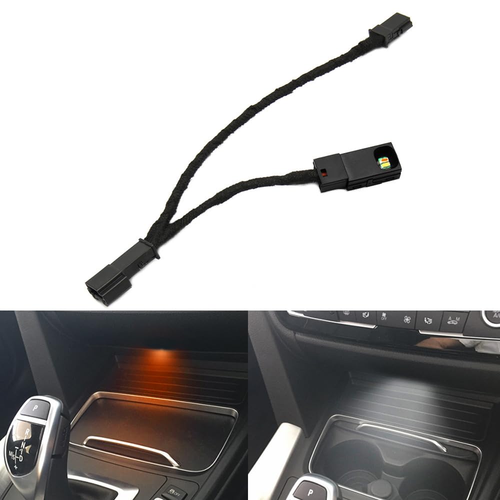 Amazon.co.jp: LEDインテリアカップホルダーライト Y字型コネクタ