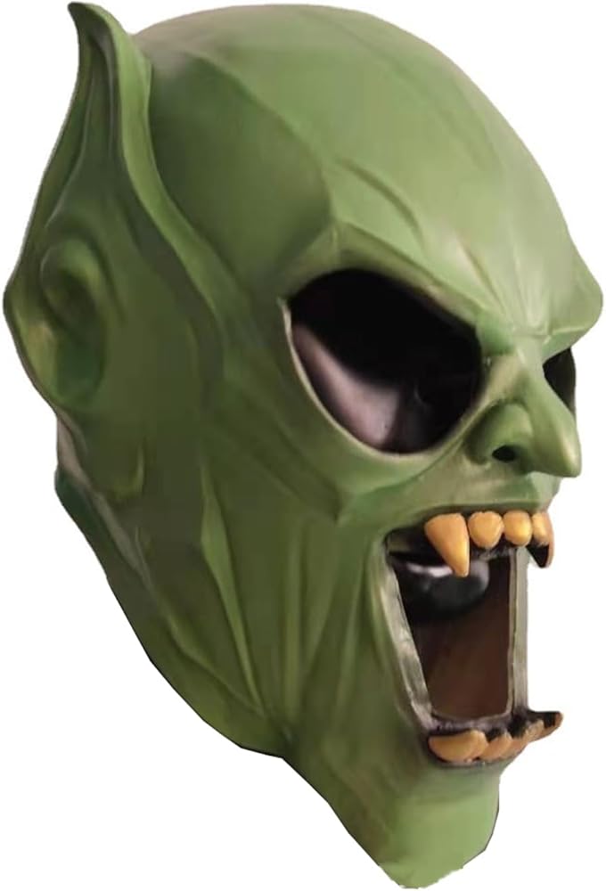 Amazon | eLymwoo グリーン ゴブリン ラテックス マスク ヘルメット