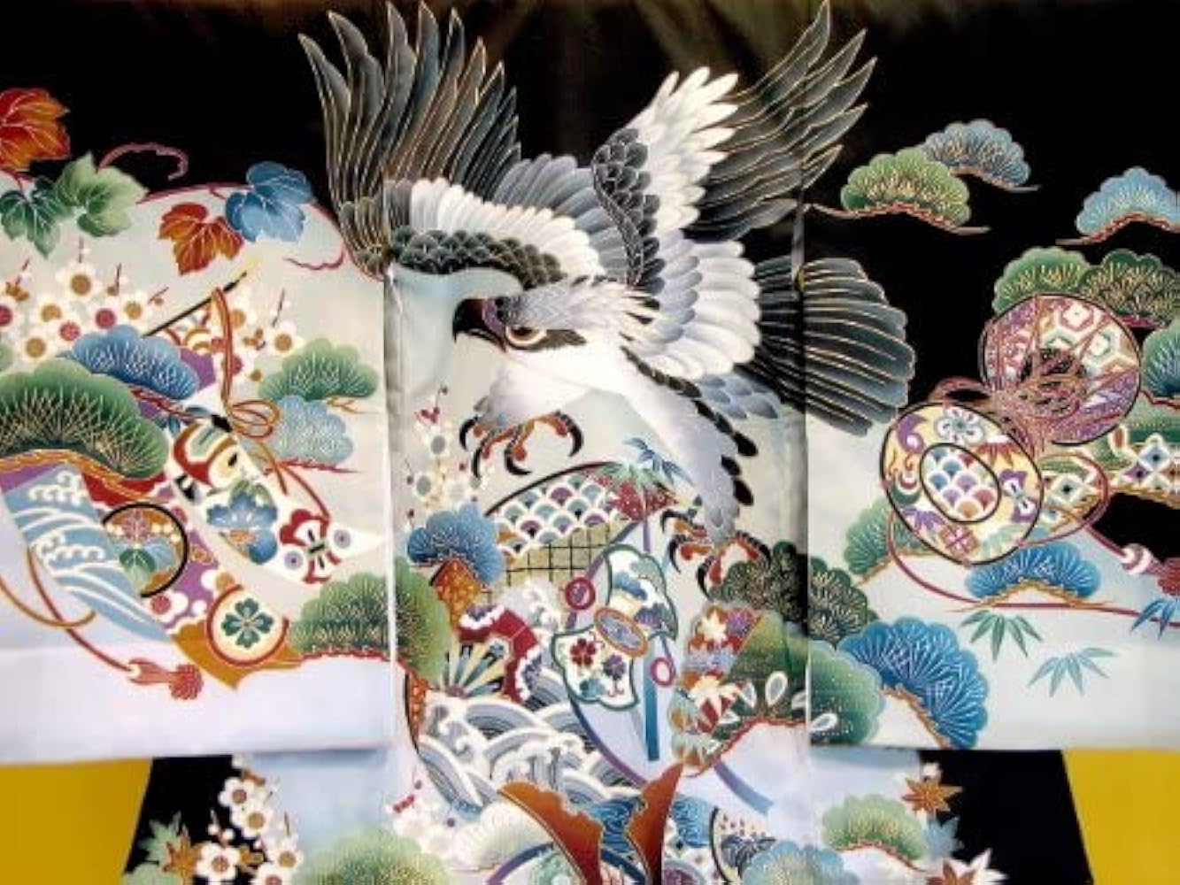 Amazon.co.jp: [京の呉服や かつおか] 【正絹】 お宮参り着物 （初着