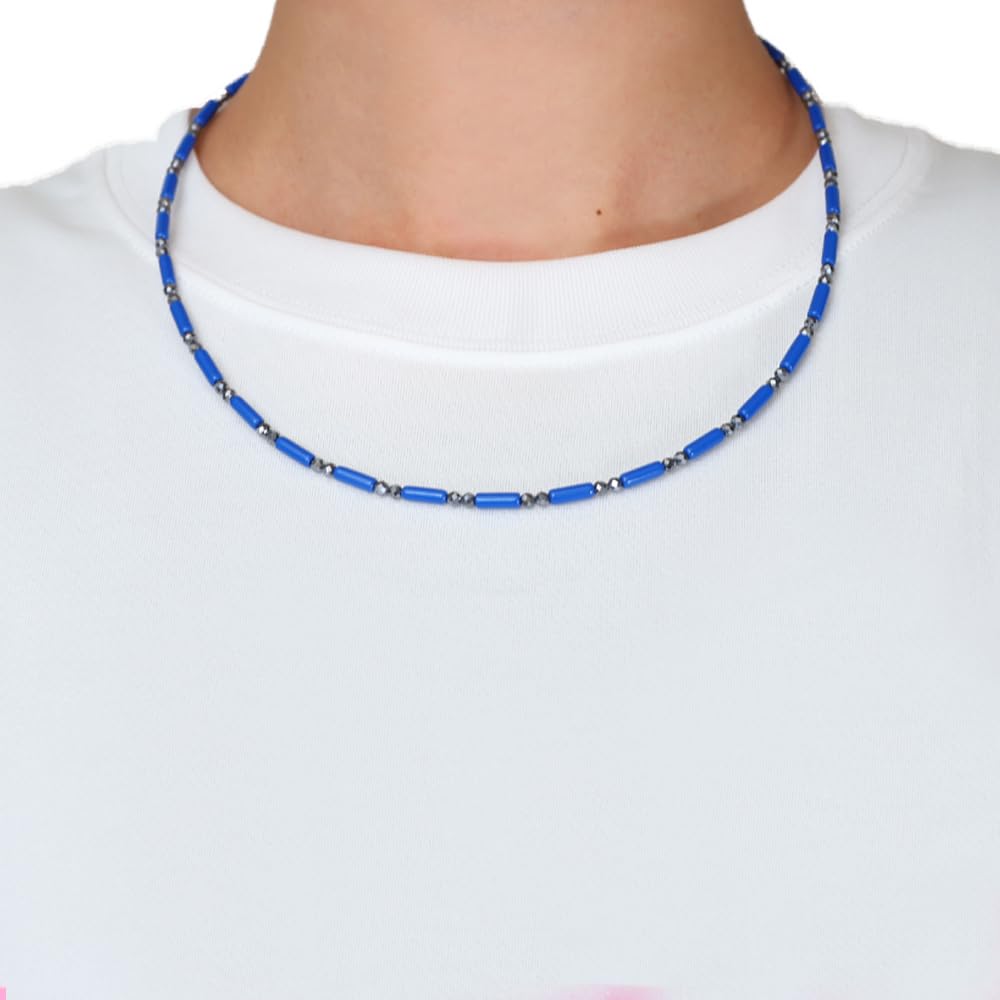 Amazon | [taitai]パワーネックレス[ブルーセラミック] (S（45cm