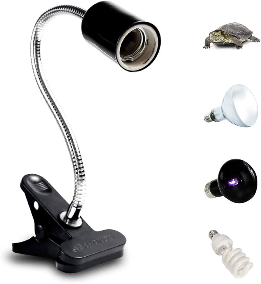 Amazon.co.jp: Bonheur 爬虫類ライトスタンド 紫外線ライトソケット