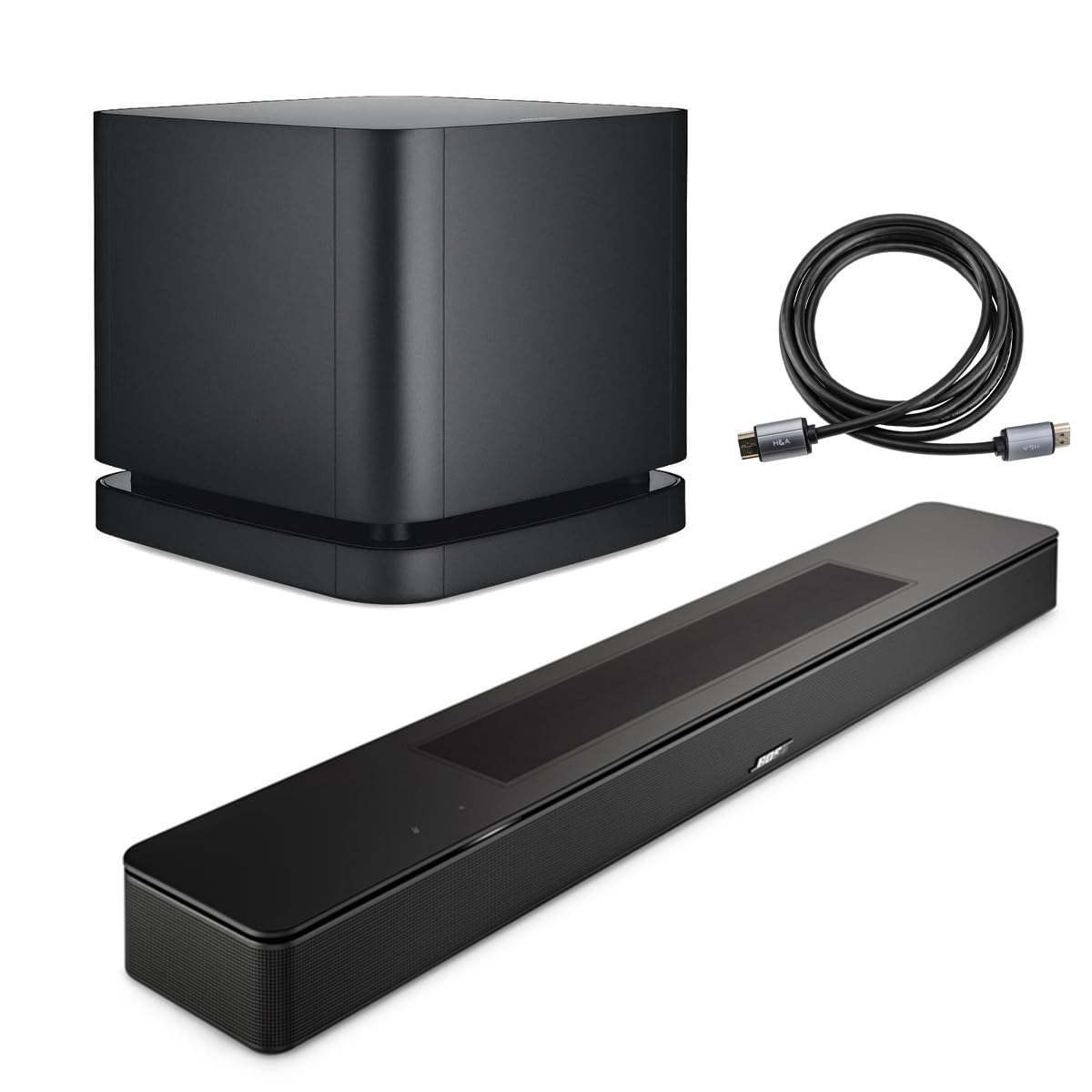 Amazon.com: Bose Smart Soundbar, Black, Bundle with Bass Module