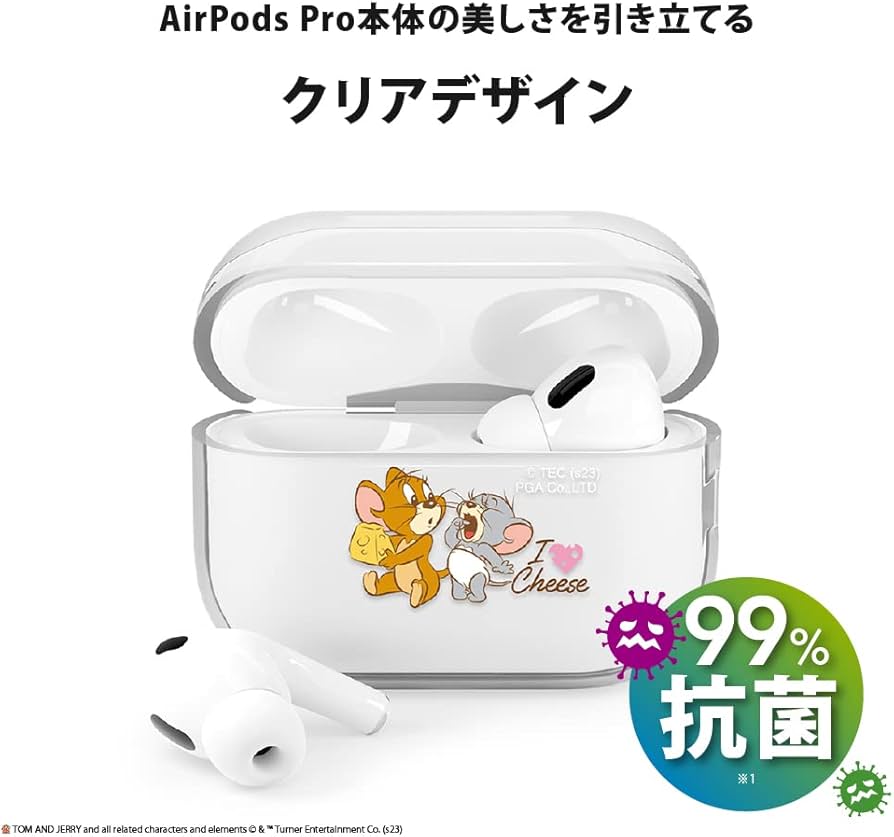 Amazon | AirPods Pro 第2世代 第1世代 抗菌 ソフトケース トムと