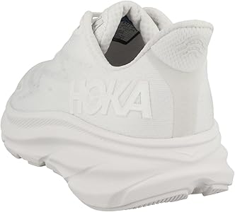 Amazon | Hoka One レディース スニーカー, ホワイト/ホワイト, 27.5