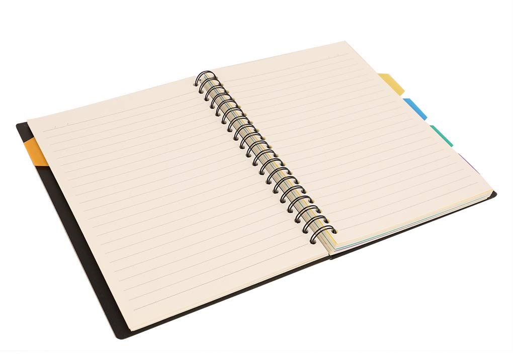 Amazon | ノート 5山 インデックス付き リングノート A4/A5/B5 3サイズ