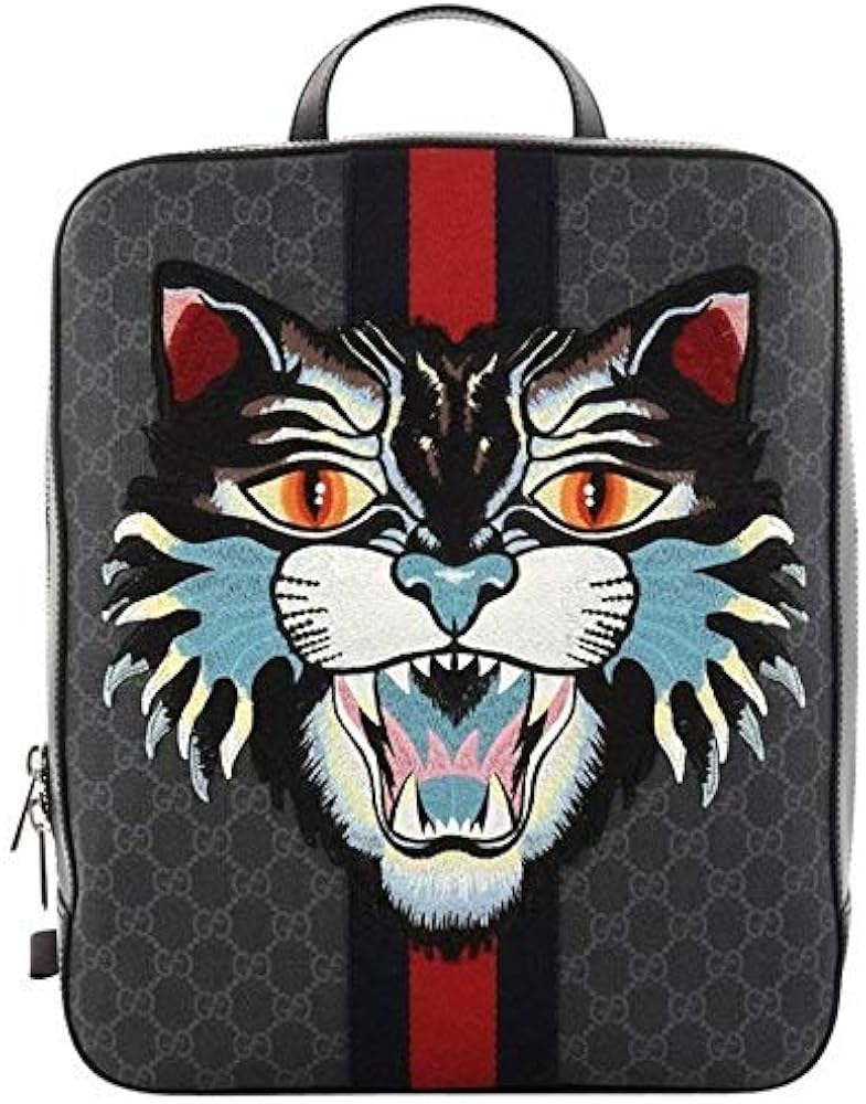 Amazon.co.jp: [グッチ] バックパック アングリーキャット リュック 猫
