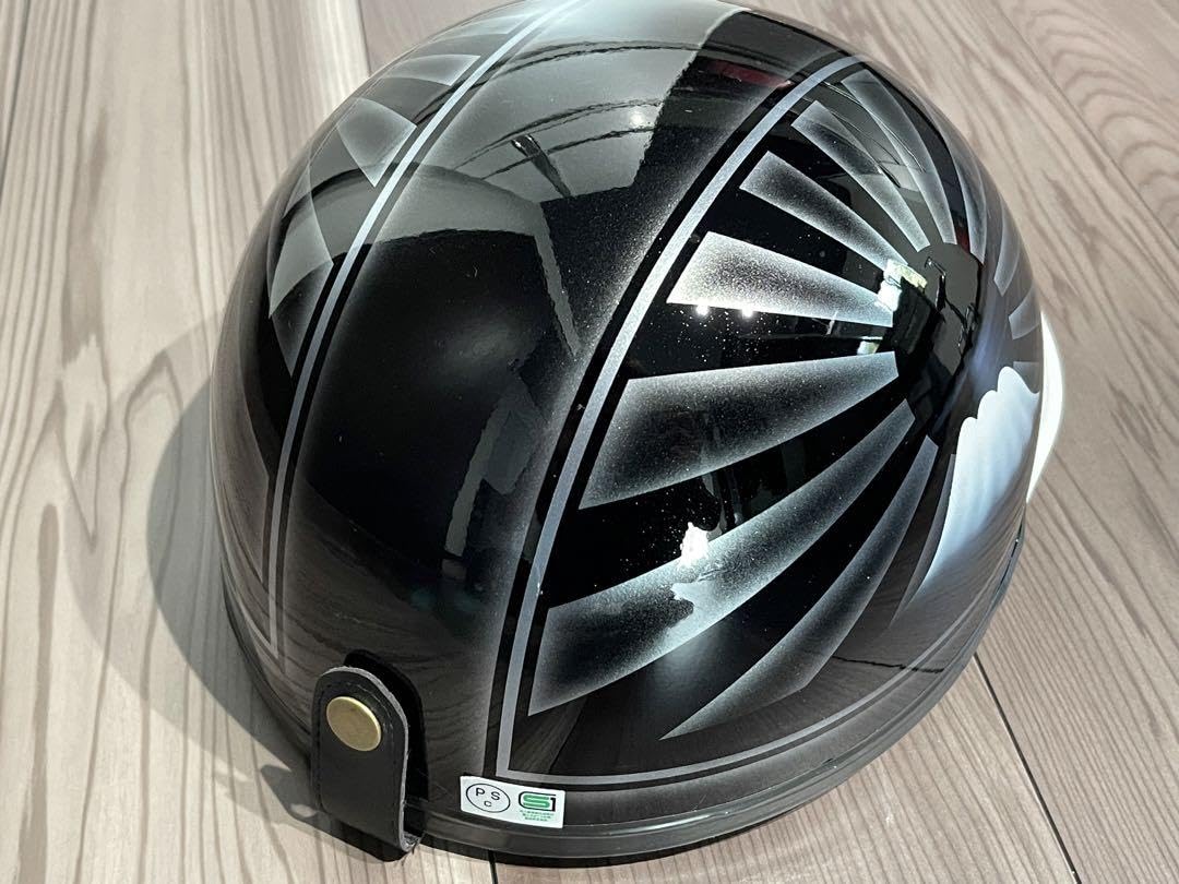 Amazon.co.jp: 富士日章 コルク半 ヘルメット 旧車會 暴走族