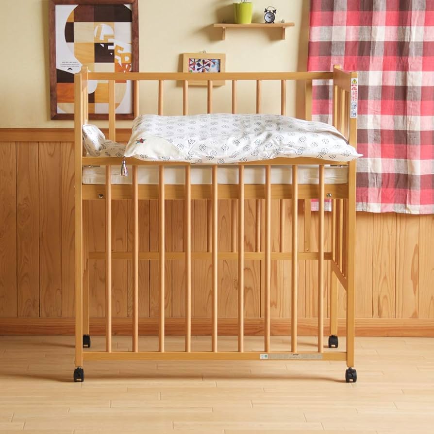 Amazon.co.jp: 日本製 ベビーベッド 「ワンタッチハイベッド クール