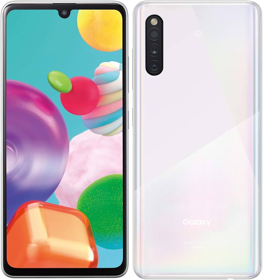 Amazon | Galaxy A41 SWA48 SCV48SKA 本体 白 SIMフリー 1台入り | au