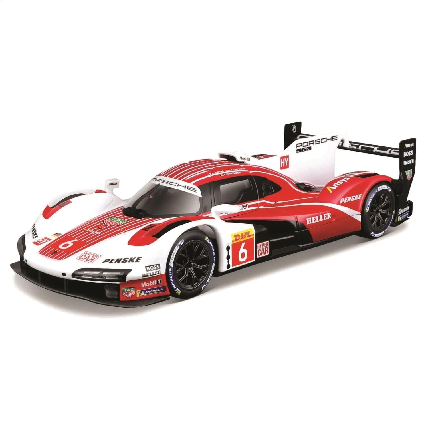 Amazon.co.jp: Bburago（ブラーゴ） 1/24 ポルシェ 963#6 2024 ル