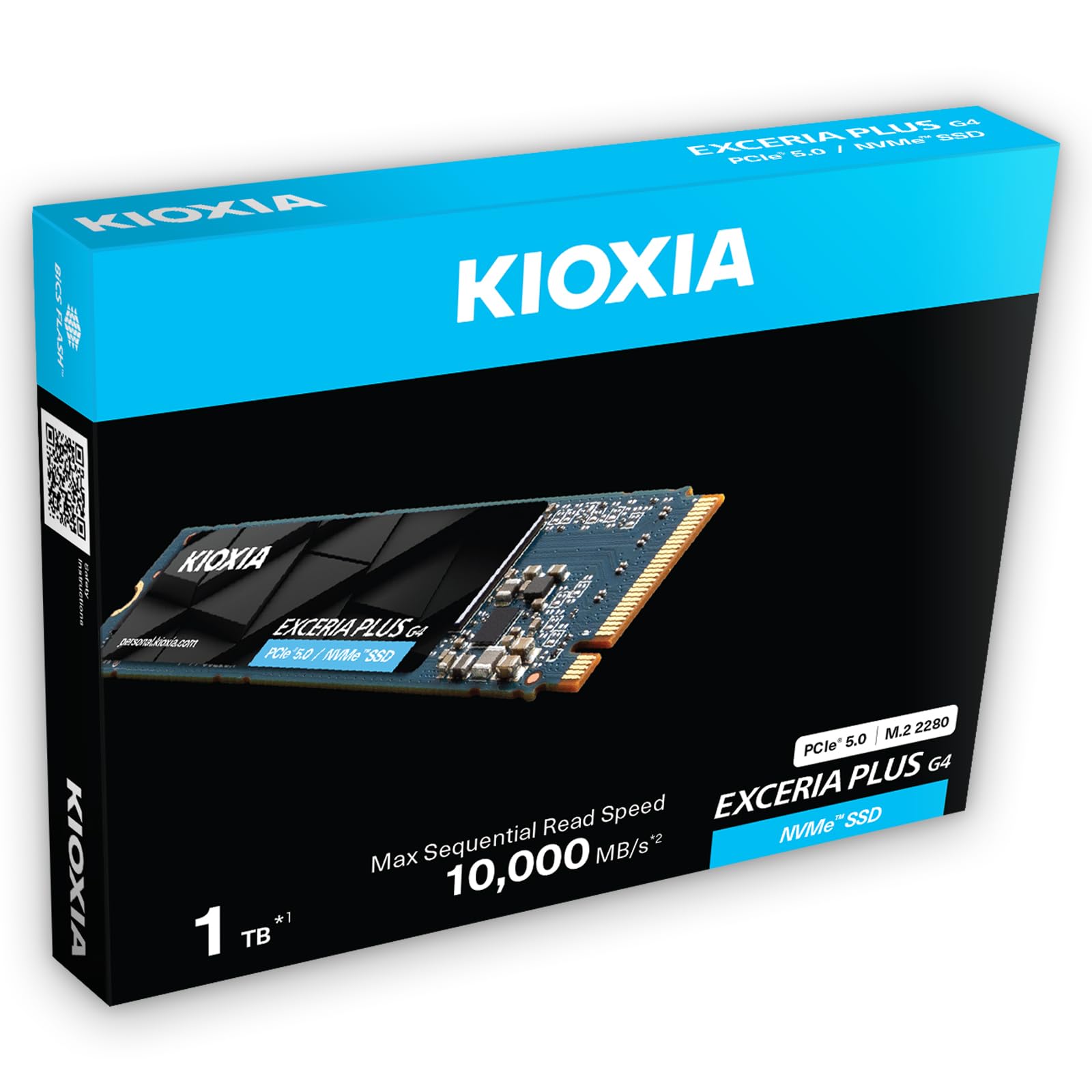 Amazon.com: Kioxia EXCERIA Plus G4 NVMe SSD 1TB Internal SSD, PCIe