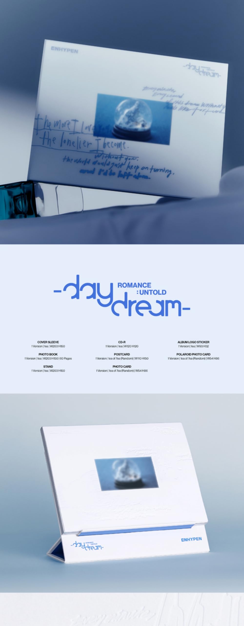 Amazon.co.jp: ENHYPEN Daydream ROMANCE :UNTOLD 2nd Album Repackage