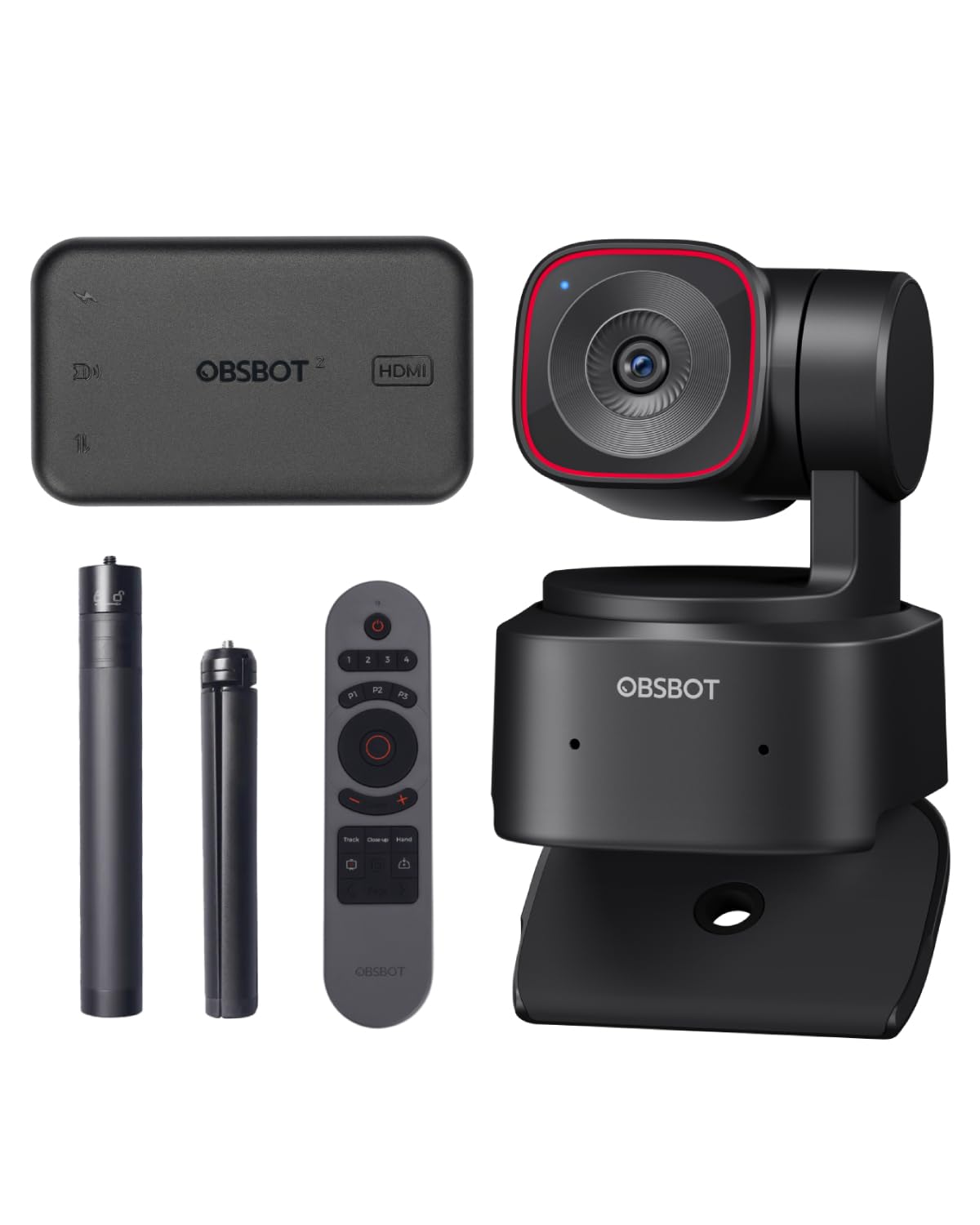 Amazon.com: OBSBOT Tiny 2 Lite 4K Webcam & HDMI Adapter & Remote