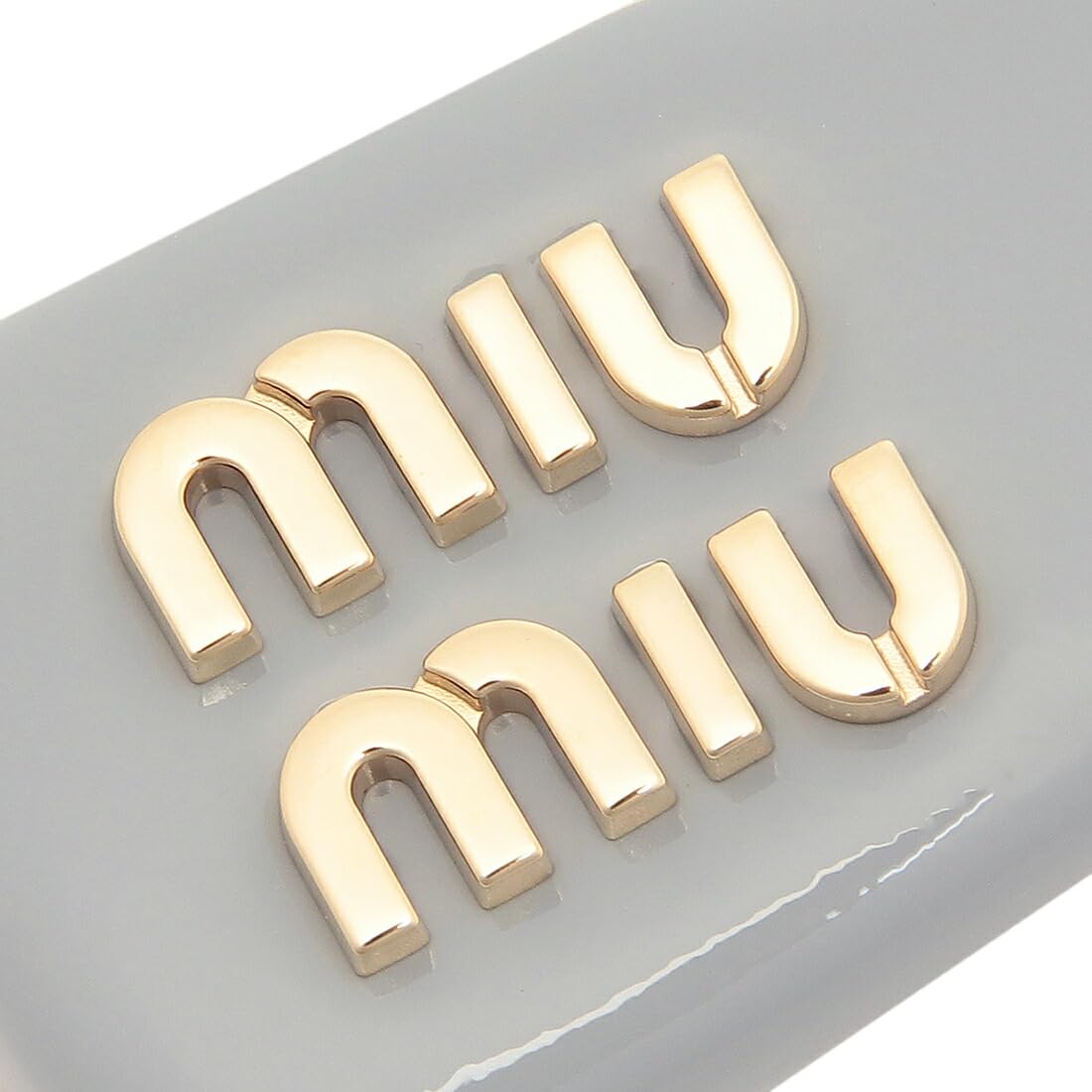 Amazon.co.jp: [ミュウミュウ]ヘアアクセサリー パテントレザーヘア