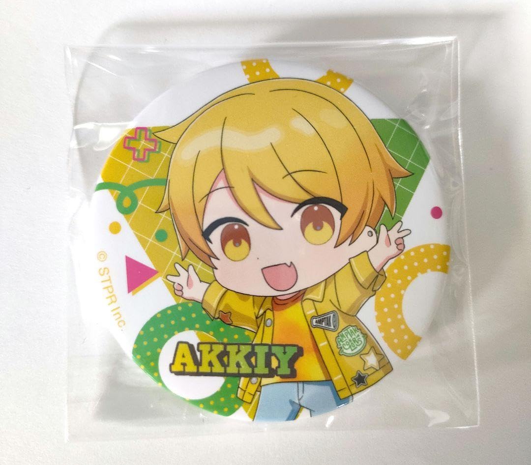 Amazon.co.jp: AMPTAKxCOLORS あっきぃ 武道館 虹 デフォ 缶バッジ