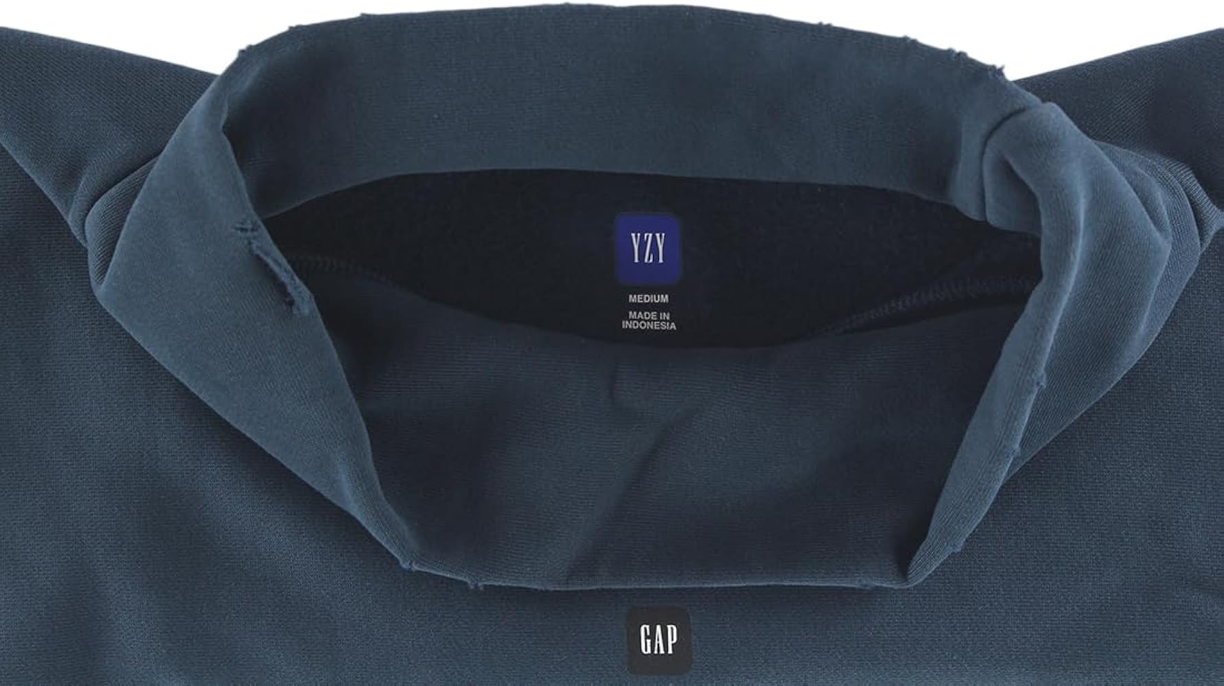 YZY Yeezy Gap 03 Highneck Sweater Size S, Color: Dark Blue-Dark