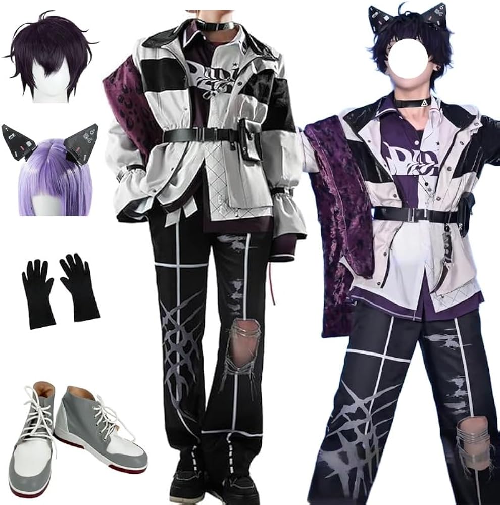 Amazon.co.jp: [PWPCOS]佐伯イッテツ コスプレ 衣装 コスチューム