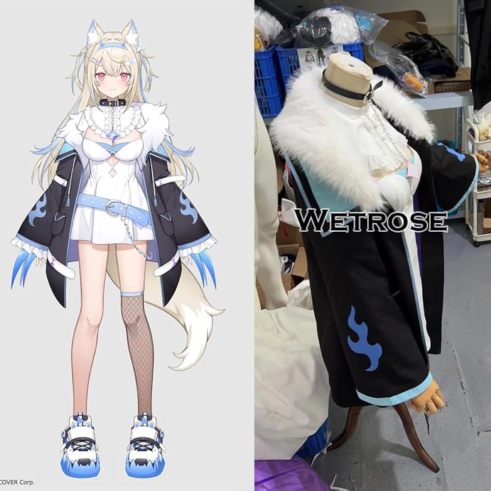 Amazon.co.jp: [900] ウィッグ ，靴 付き VTuber フワワ・アビスガード