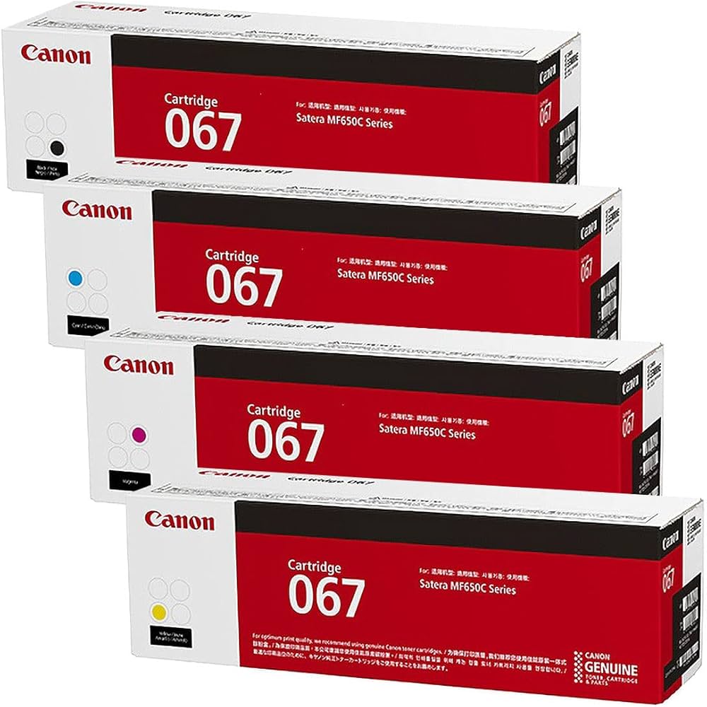 Amazon | [ セット品 ] CANON キャノン 純正品トナー カートリッジ067