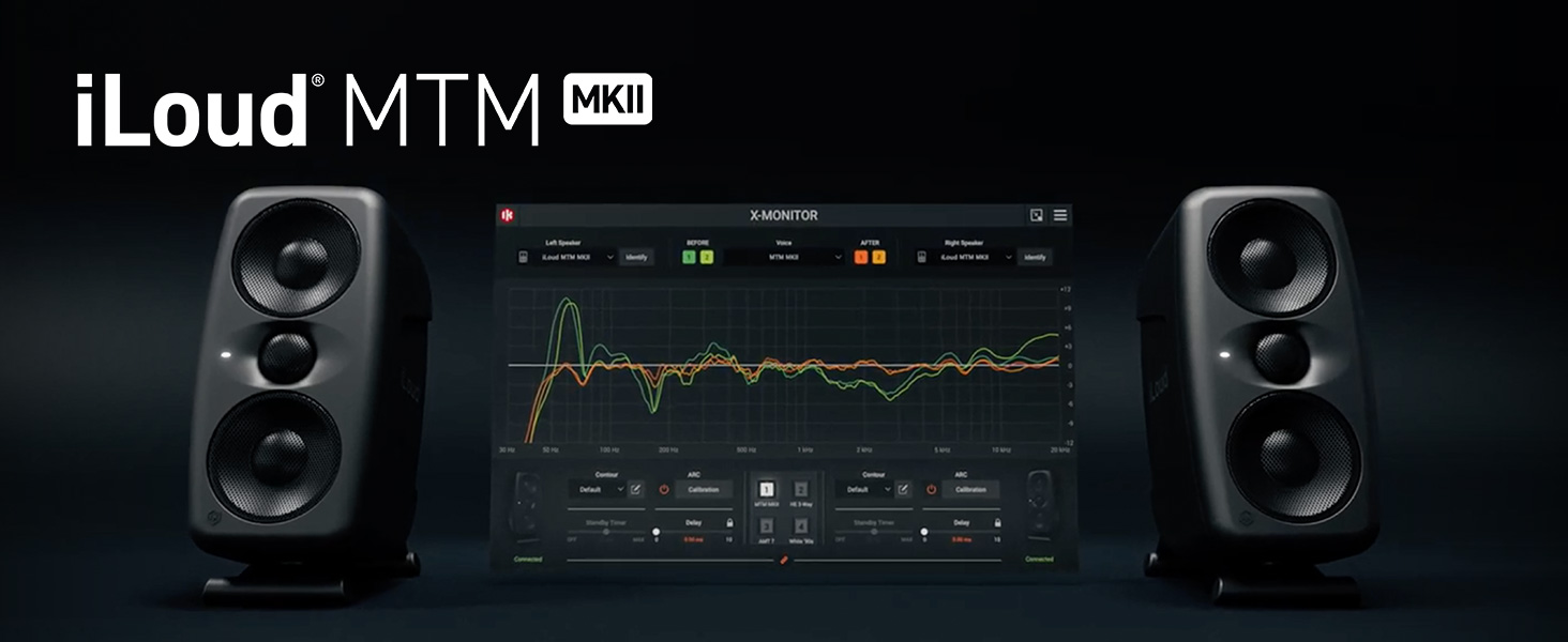 Amazon.com: IK Multimedia iLoud MTM MKII (Pair Plus ARC mic