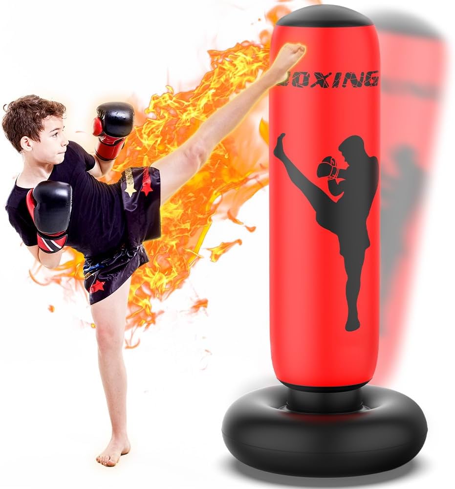 Amazon.co.jp: X XBEN サンドバッグ 子供 大人 エアーパンチングバッグ
