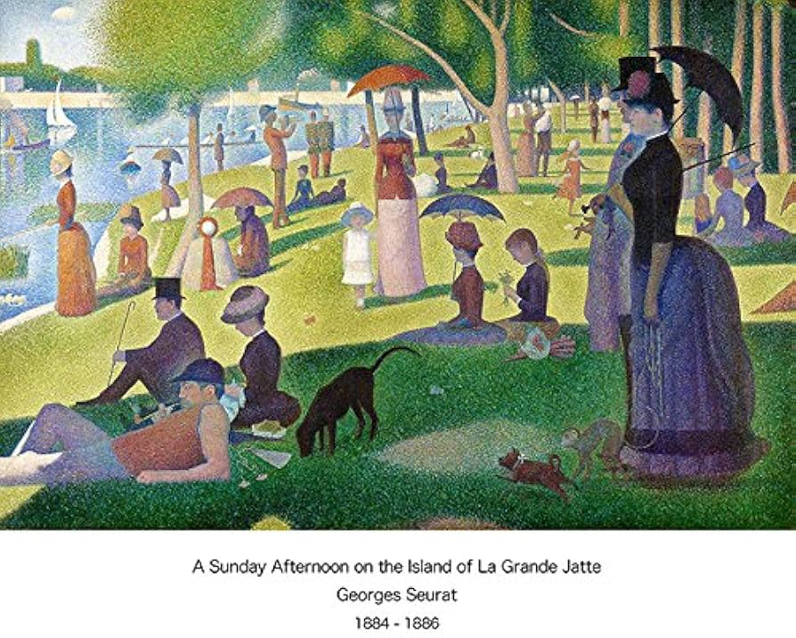 Amazon.co.jp: ジョルジュ・スーラ『 グランド・ジャット島の日曜日の