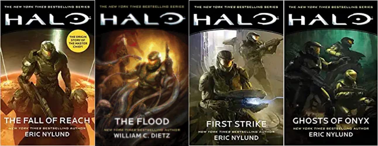 The Original Halo Book Series (The Fall of Reach, The Flood, First