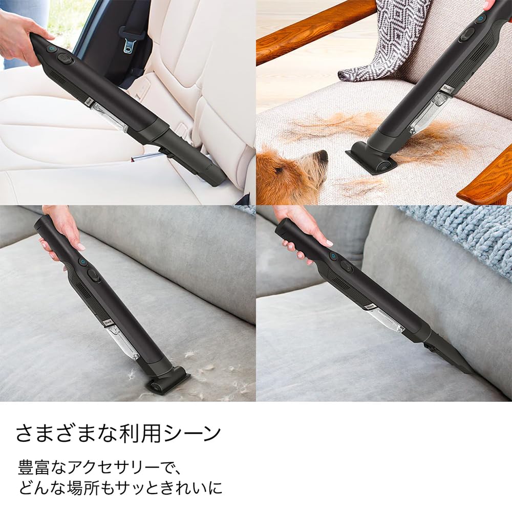 Amazon | Shark EVOPOWER 充電式ハンディクリーナー WV202JBK ＋