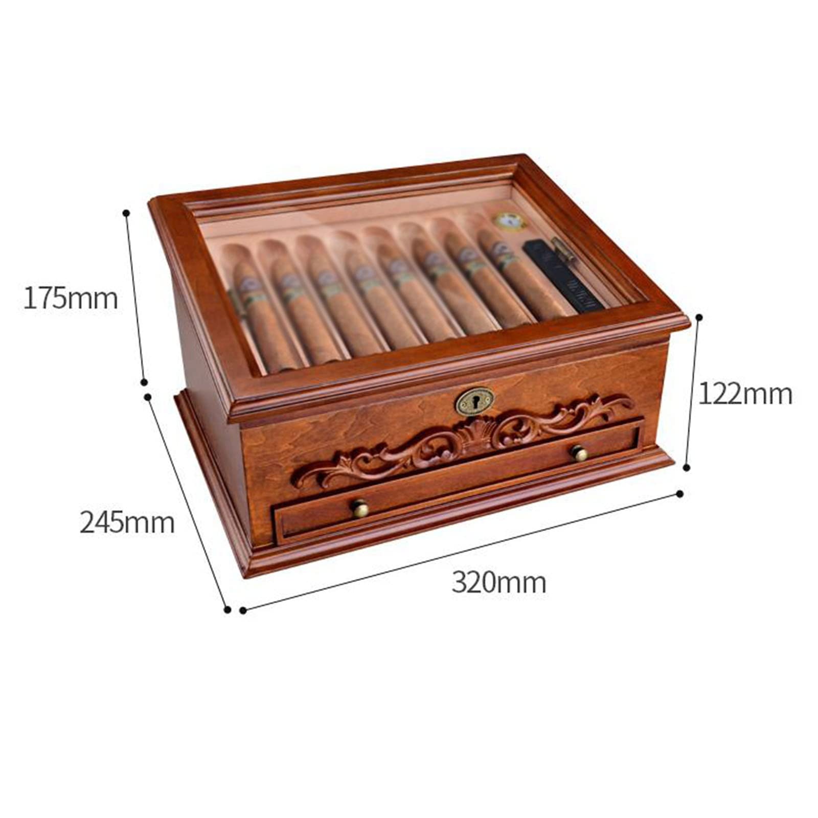 Amazon.co.jp: 葉巻ケース ヴィンテージ シガー ボックス シガー