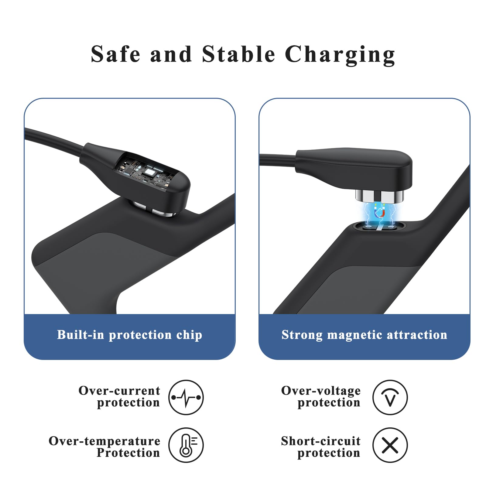 Amazon.co.jp: Shokz充電ケーブル、Shokz OpenRun Pro、OpenRun