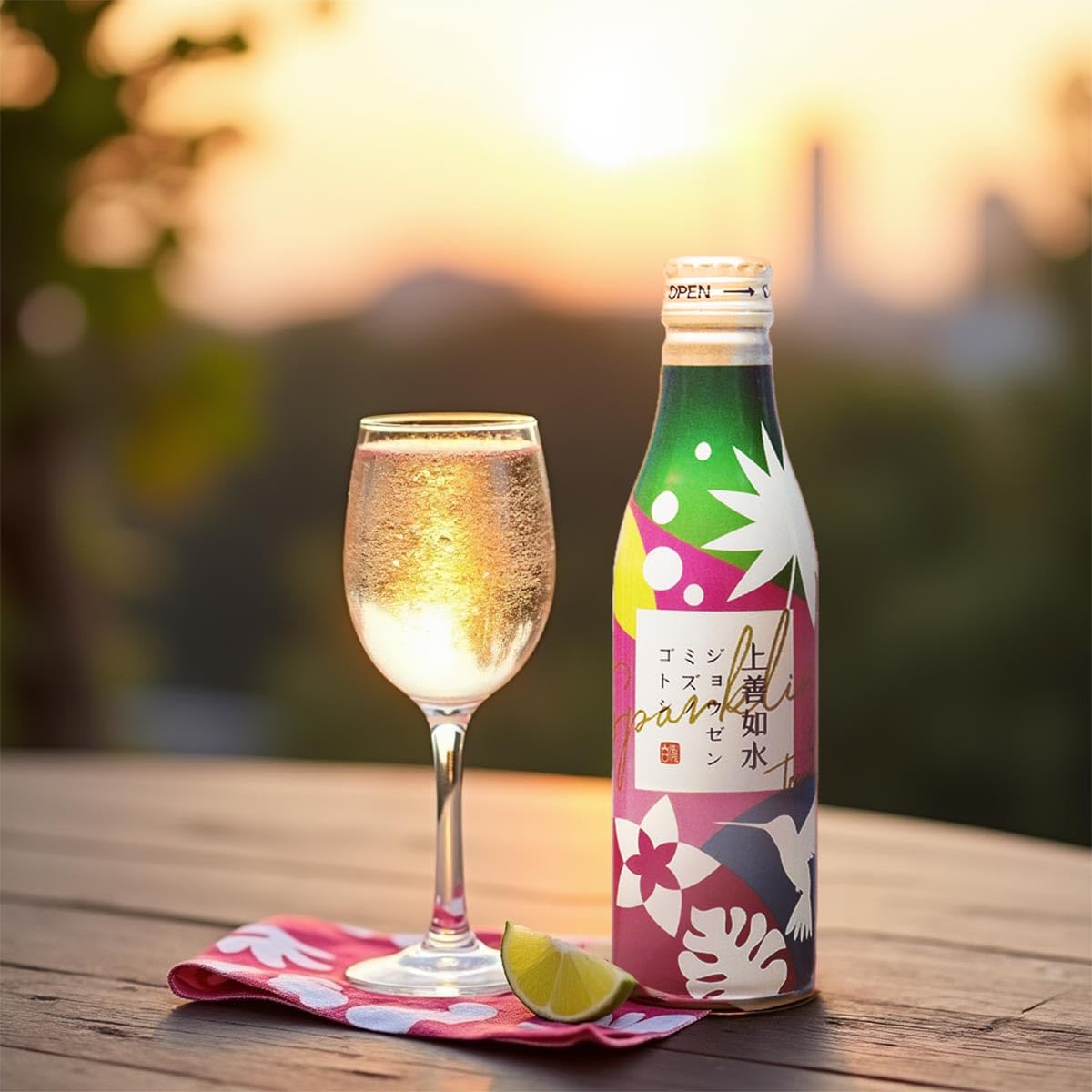 Amazon.co.jp: 白瀧酒造 上善如水スパークリング トロピカル ボトル缶