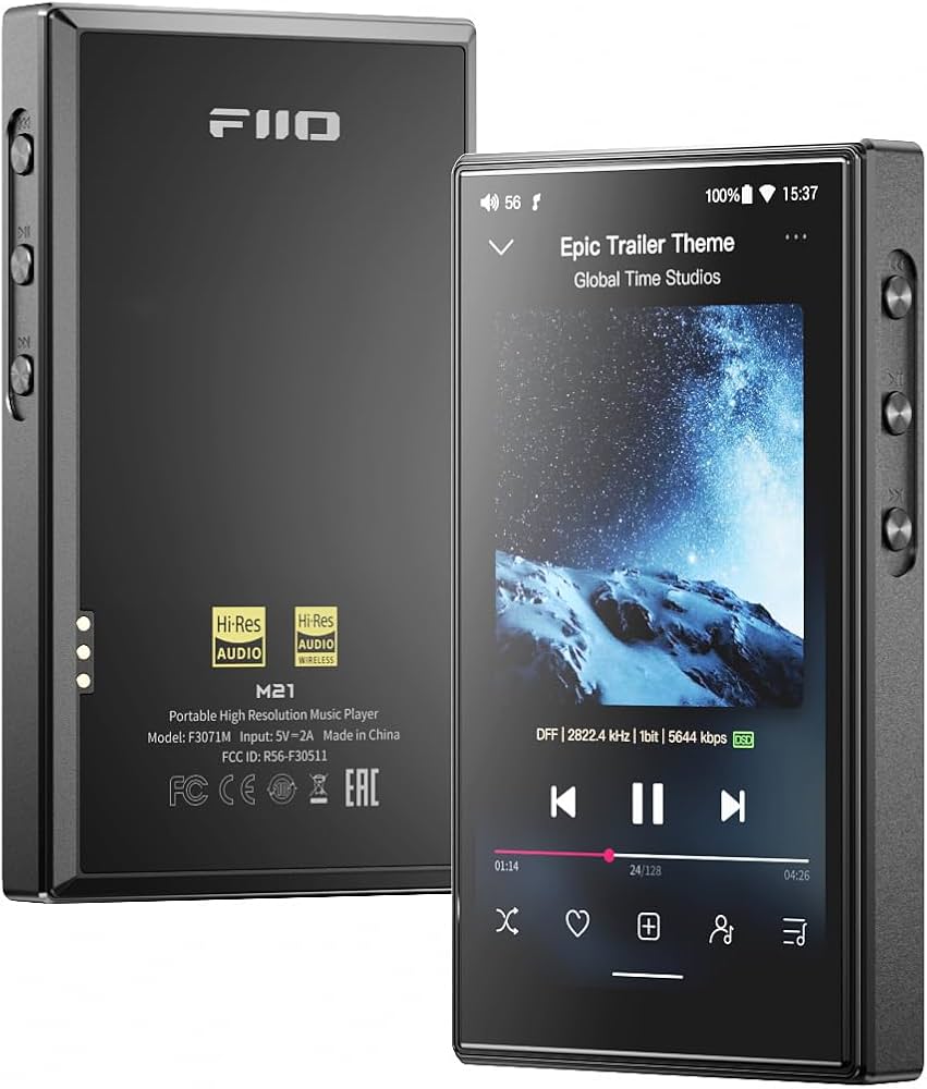FiiO Leitor de música portátil M21 Android 13 MP3 Snapdragon 680 4